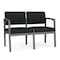 Lesro Lenox 2 Seat Tandem Seating W/ No Center Arm, 43.5 in W 24.5 in L 32 in H LS2101 - alternate 1